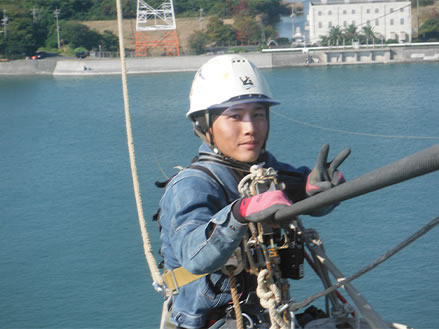 送電線完成後の保守・点検(メンテナンス)