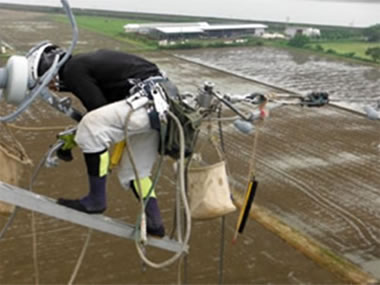 架線金具の交換