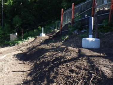 埋め戻し、完成